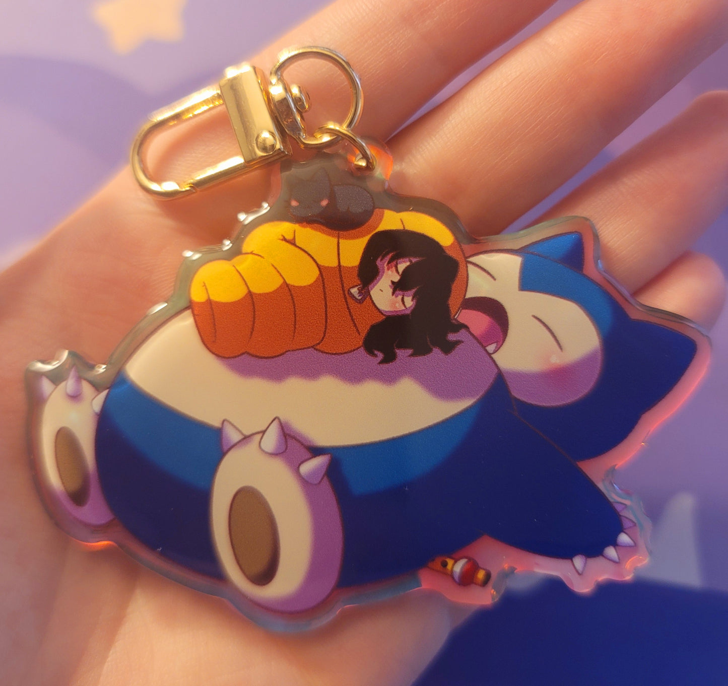 Sleepy boys keychain