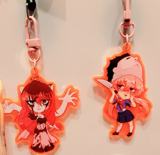 Horror cross over keychains