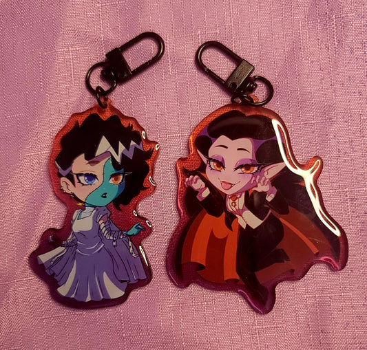 Classic monster keychains!