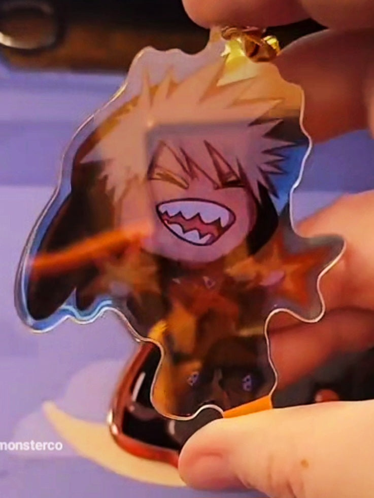 Baby hero (double sided) acrylic keychains