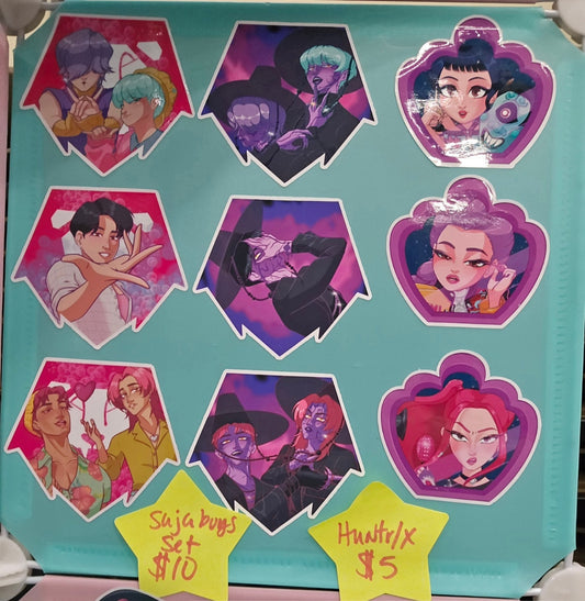 Demons and Hunters stickers