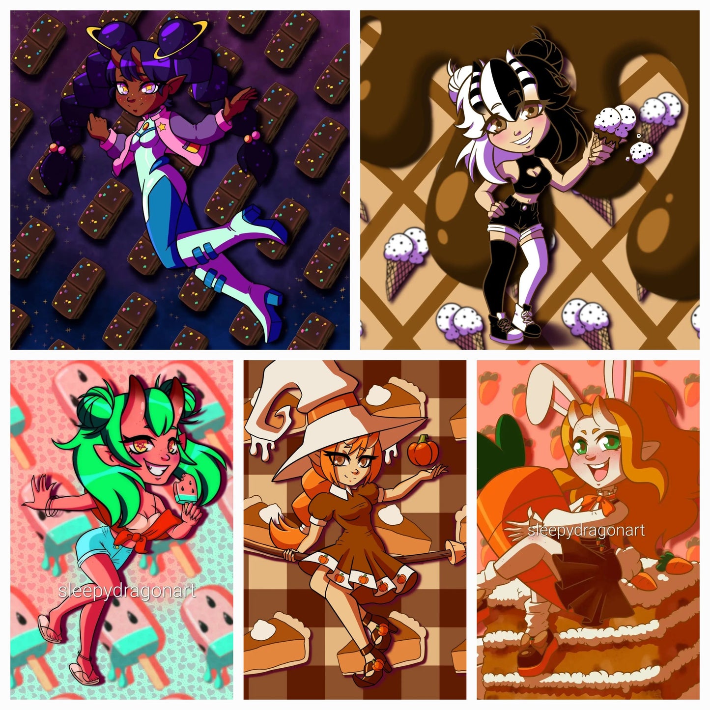 Devilish Sweets prints