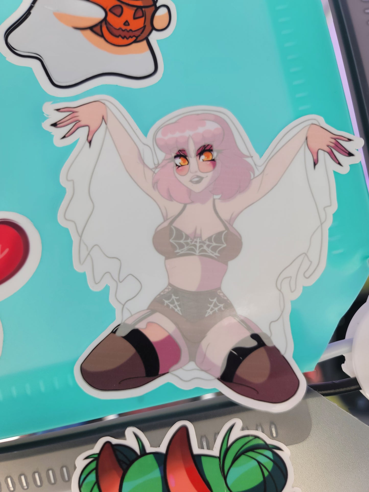 Ghost babe stickers