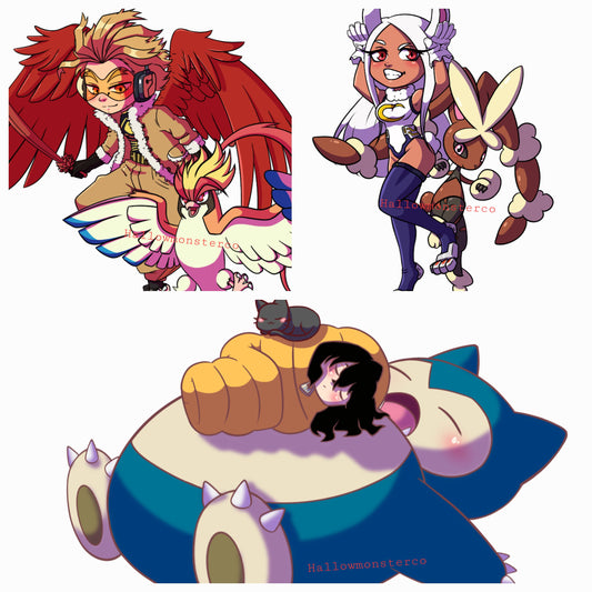 Hero team stickers