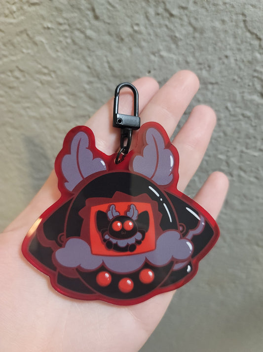 Cryptidgotchi acrylic keychains
