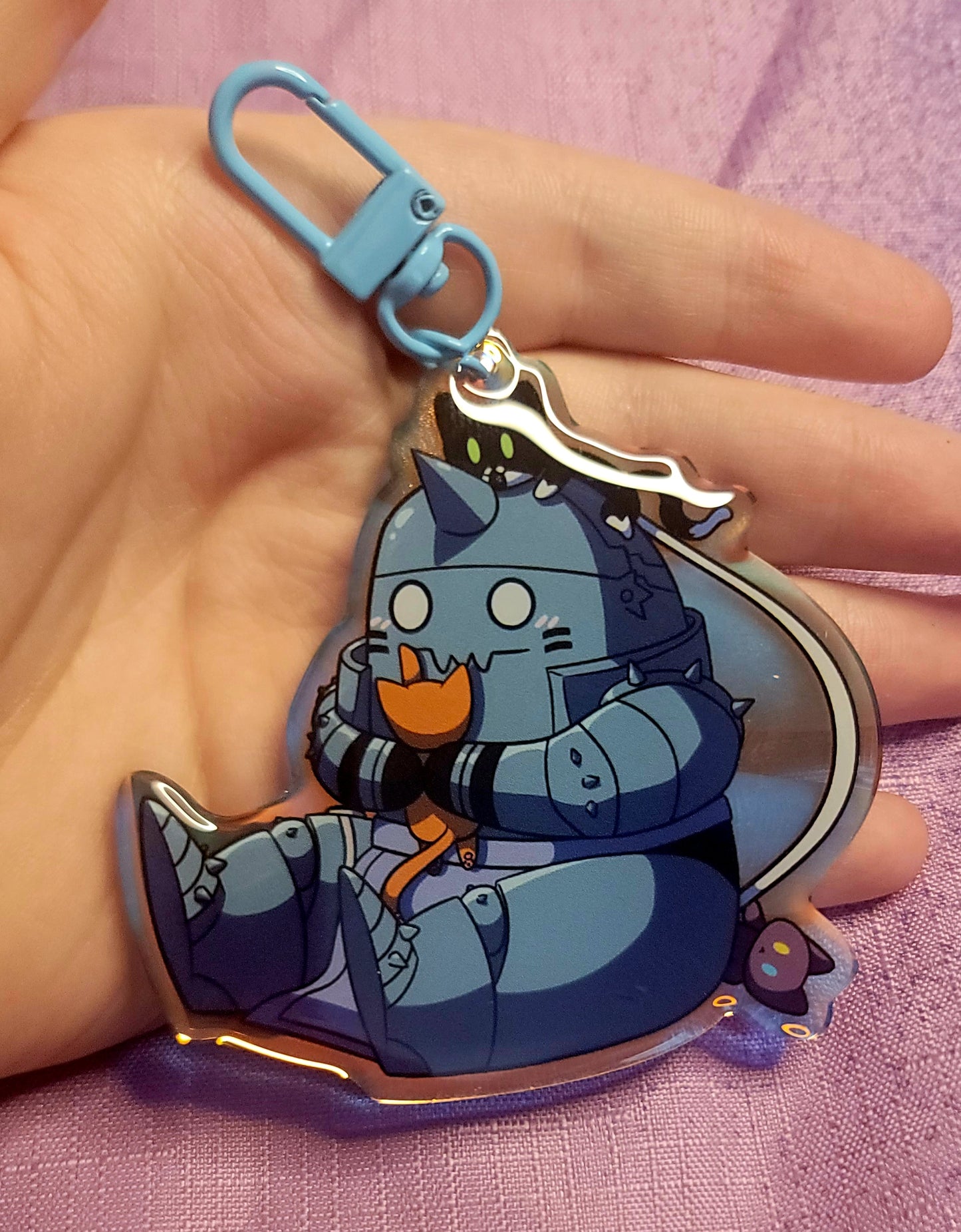 Al and kittens keychain