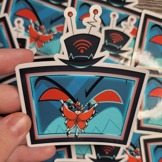 Moth to flame stickers