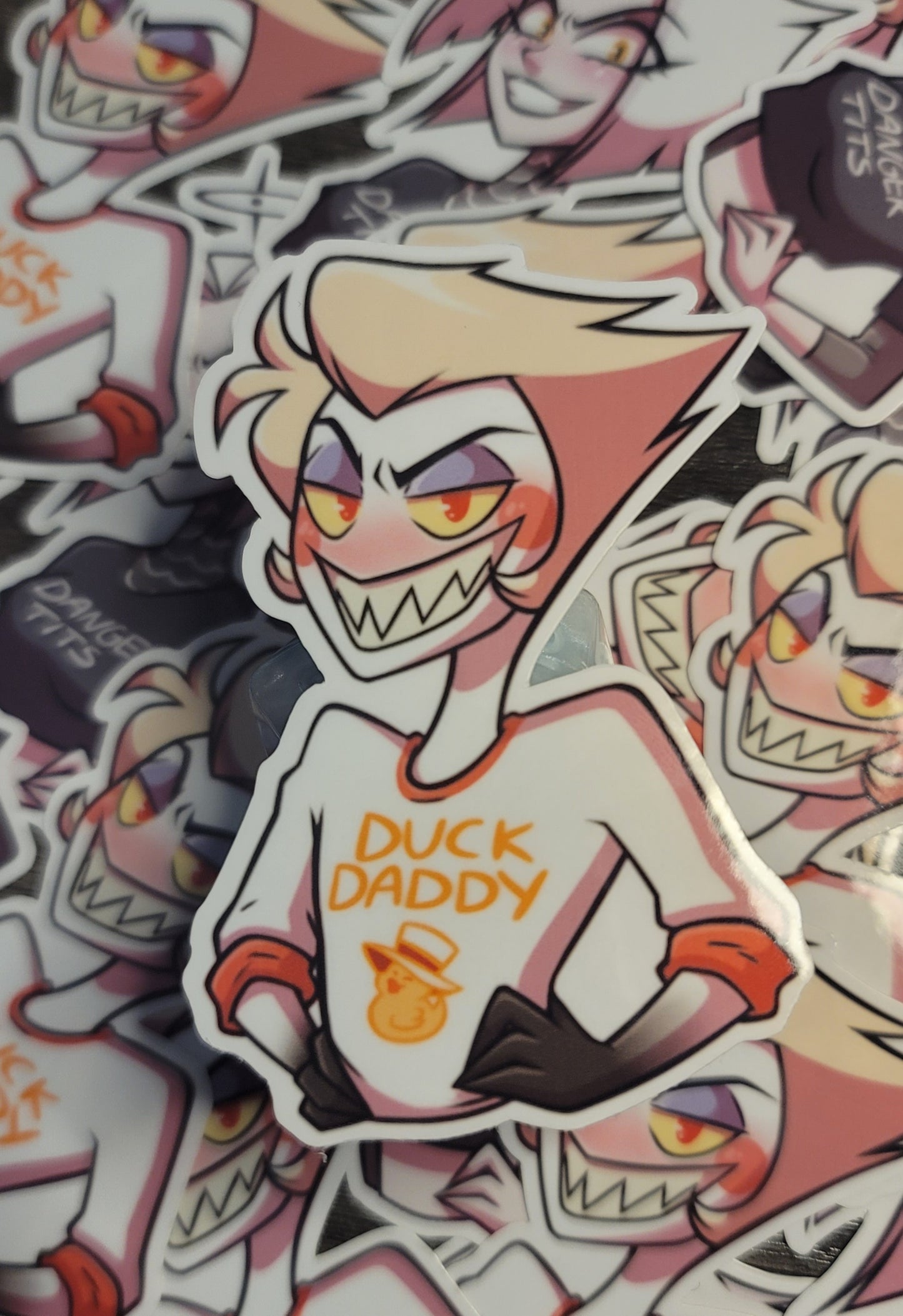 Hazbin nickname shirt stickers