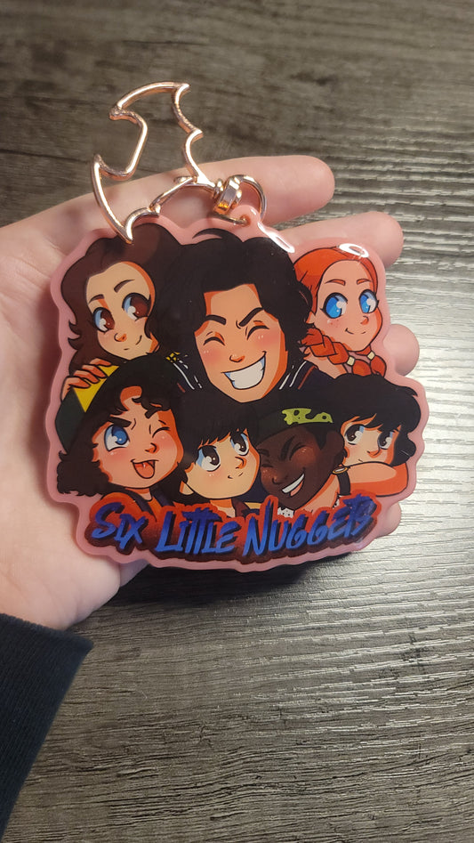 Six little Nuggets keychain